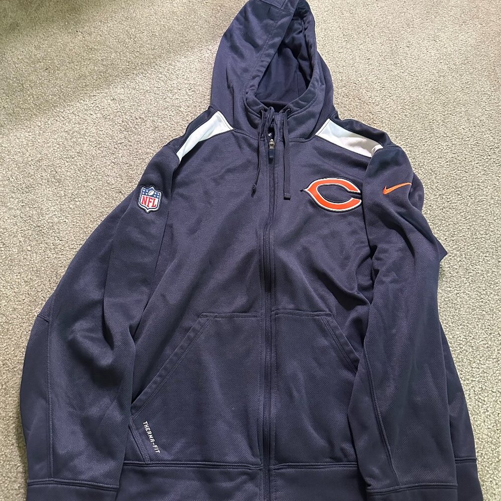 Nike Chicago Bears Therma-Fit Hoodie